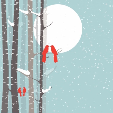 368x368 Winter Background Vector Free Vector Download