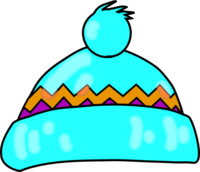 200x172 Winter Hat Vector Clip Art