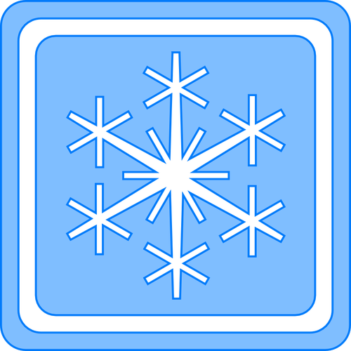 500x500 Winter Icon Vector Illustration