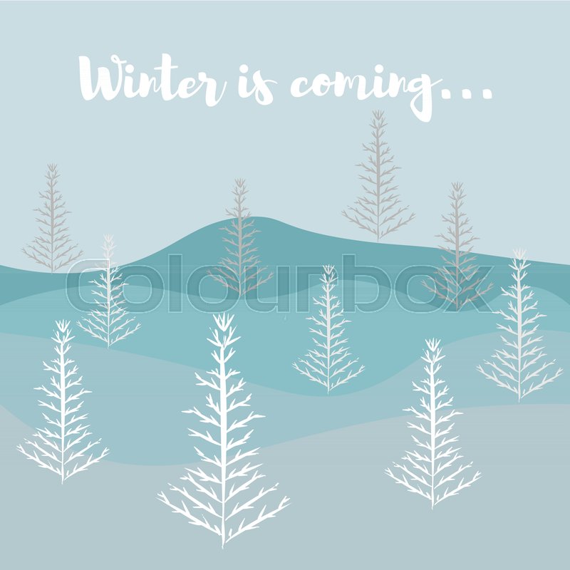 800x800 Vector Illustration With Forest And Stock Vector Colourbox
