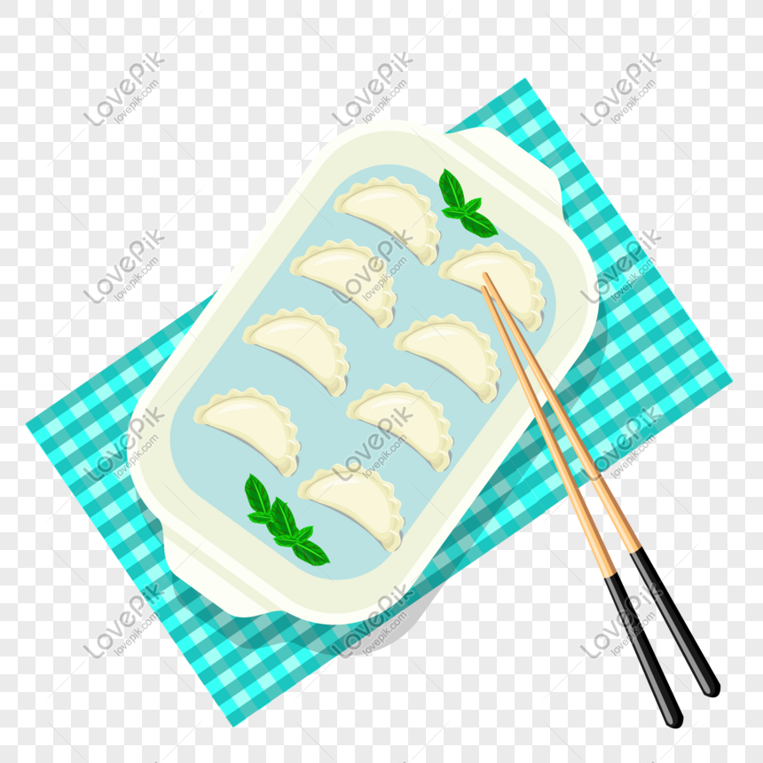 860x860 Vector Hand Drawn Winter Solstice Dumplings Illustration Png