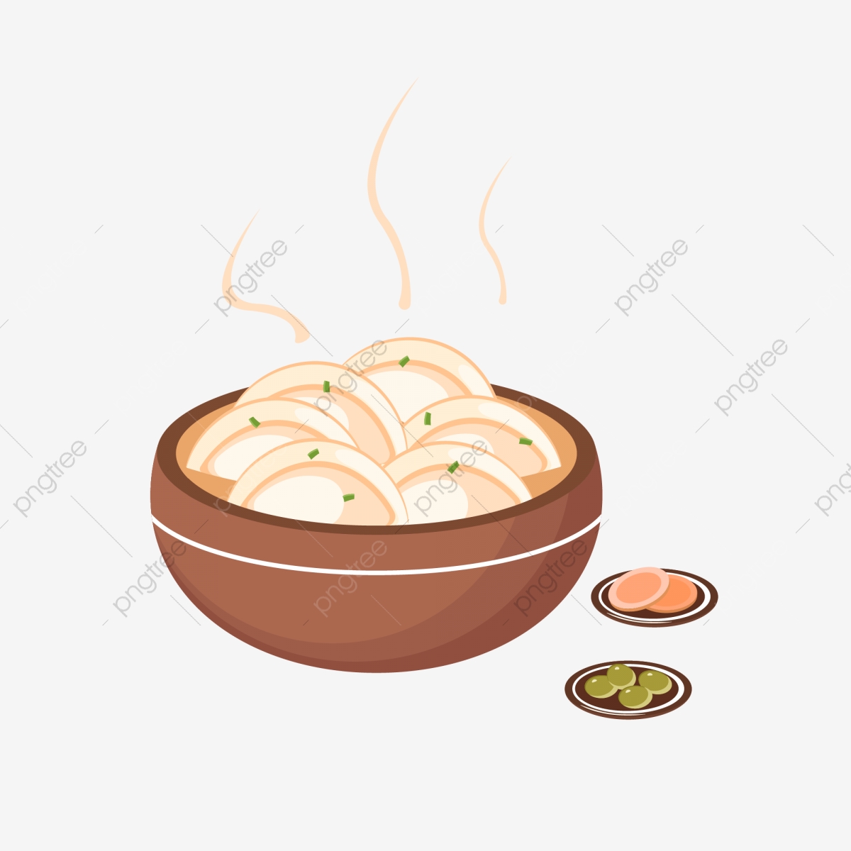 1200x1200 Winter Solstice Dumpling Cartoon Element, Winter Solstice