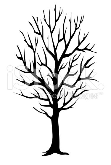 Winter Tree Silhouette, Vector Illustration Vbs Tree 375x556 Winter Tree Silhouette, Vector Illustration Vbs Tree
