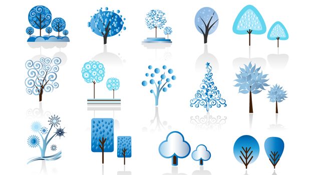 Winter Tree Vector