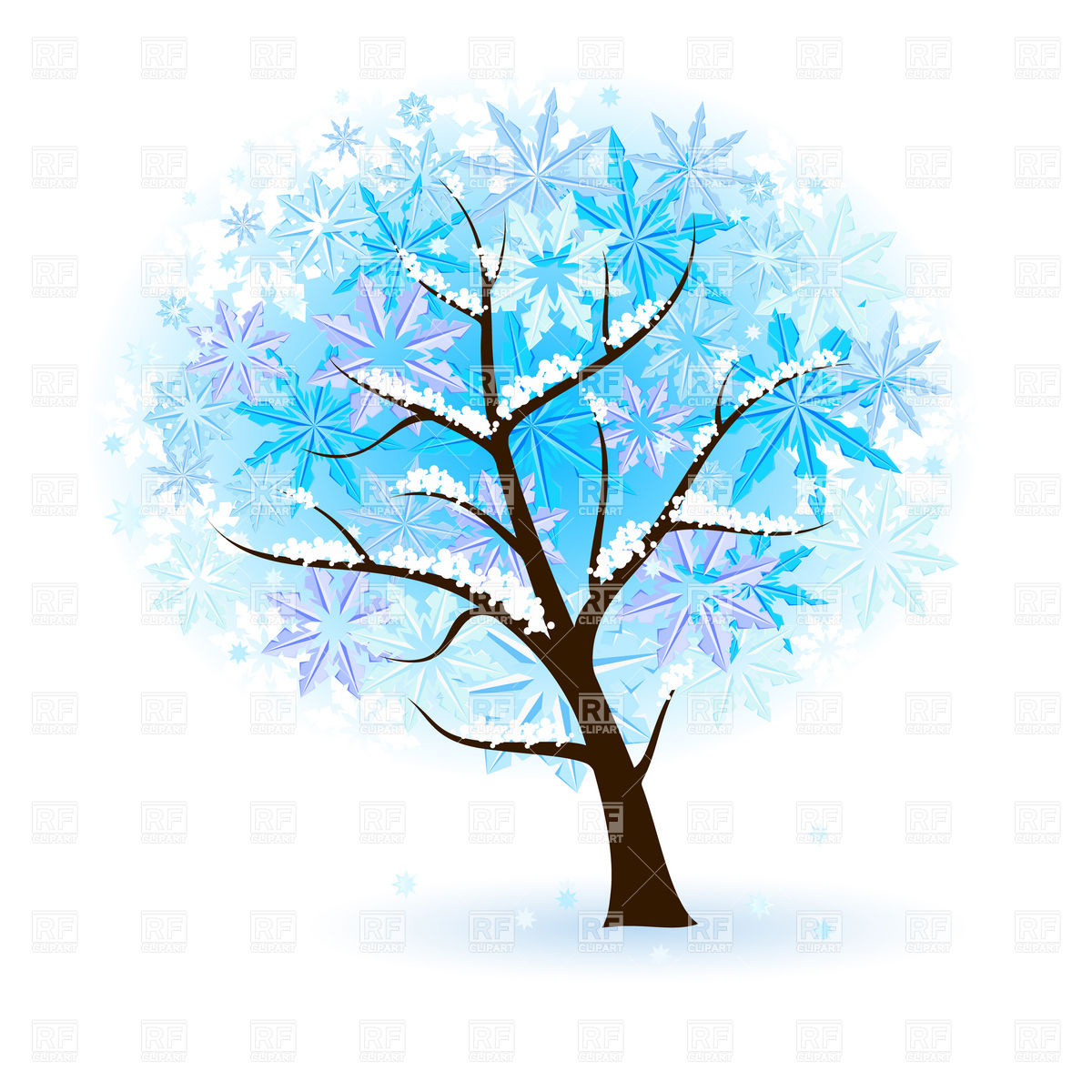 Stylized Winter Tree Vector Image Of Plants And Animals Dvarg 1200x1200 Stylized Winter Tree Vector Image Of Plants And Animals Dvarg