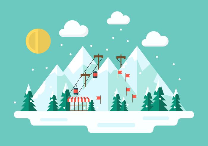 700x490 Free Winter Vector Illustration