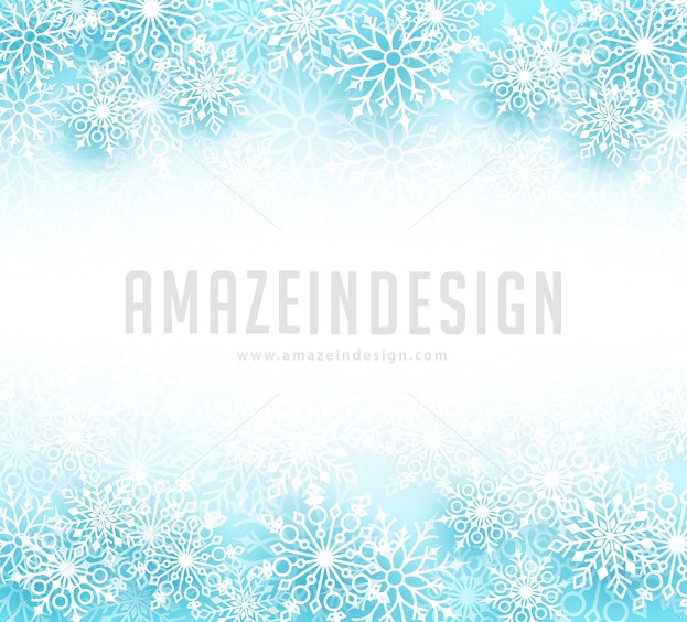 623x564 Snow Winter Vector Background With Different Shapes
