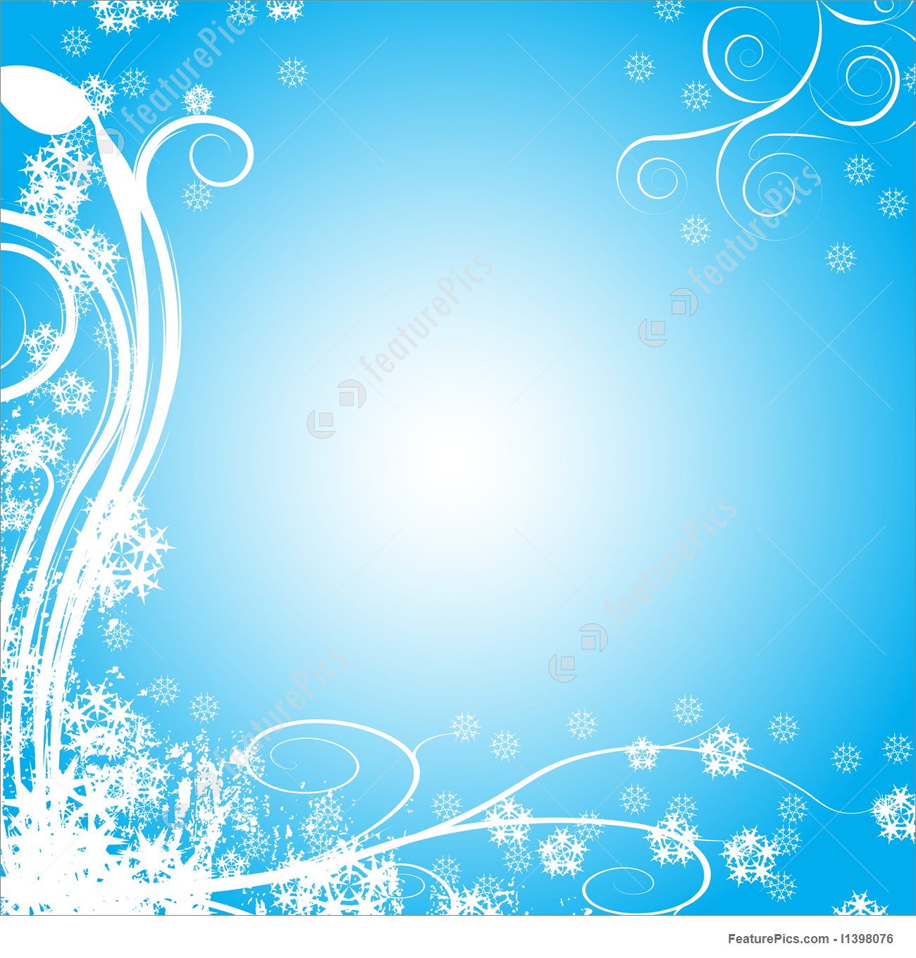 1300x1360 Abstract Winter Vector Background