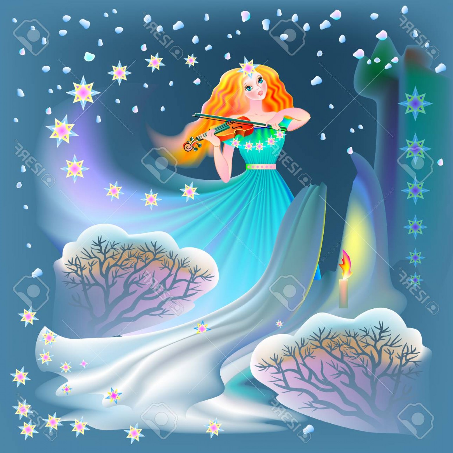 1558x1560 Beautiful Fairy Vector Graphics Of Winter Cqrecords