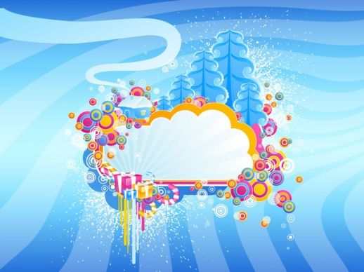 518x388 Winter Wonderland Vector