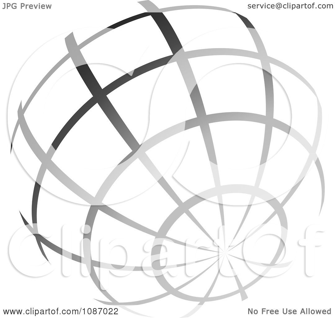 Clipart Gradient Gray Wire Globe 1080x1024 Clipart Gradient Gray Wire Globe