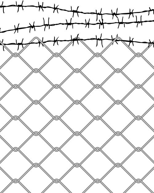 Fence Made Of Metal Wire Vector Background Graphic Download 500x627 Fence Made Of Metal Wire Vector Background Graphic Download