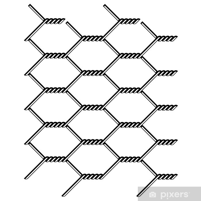 Vector Chicken Wire Seamless Black Silhouette Sticker Pixers 700x700 Vector Chicken Wire Seamless Black Silhouette Sticker Pixers