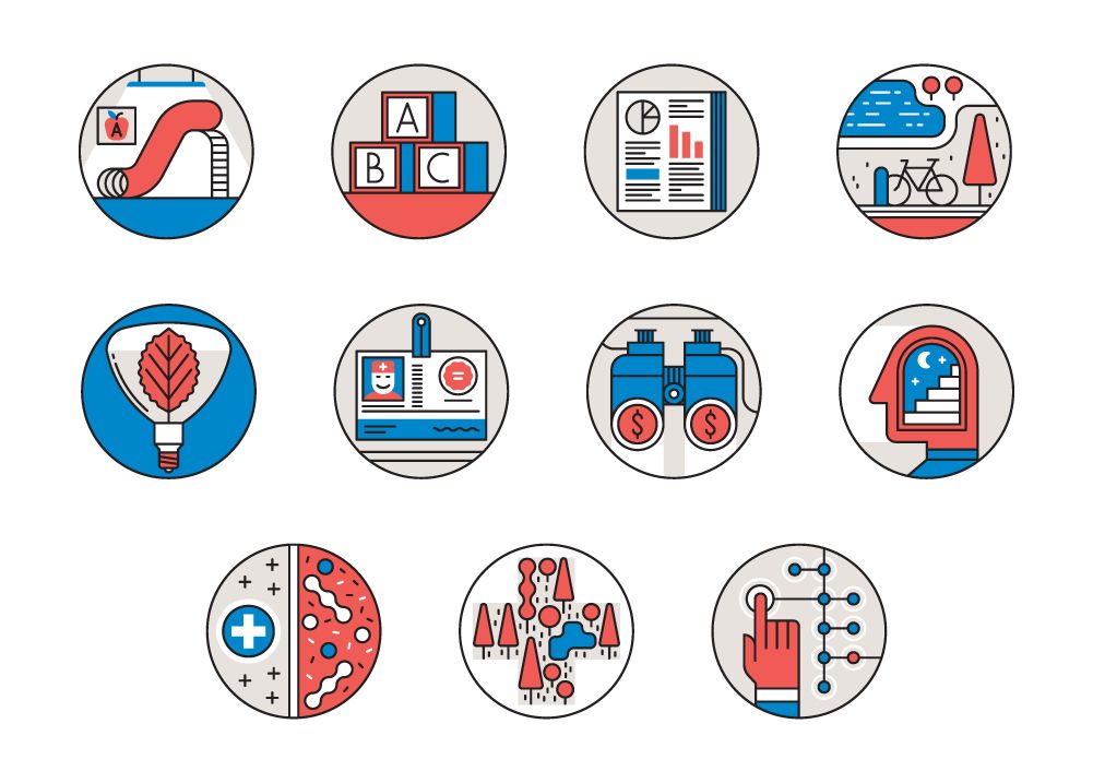 1001x717 Various Icons And Vector Work For A Number Of Publications