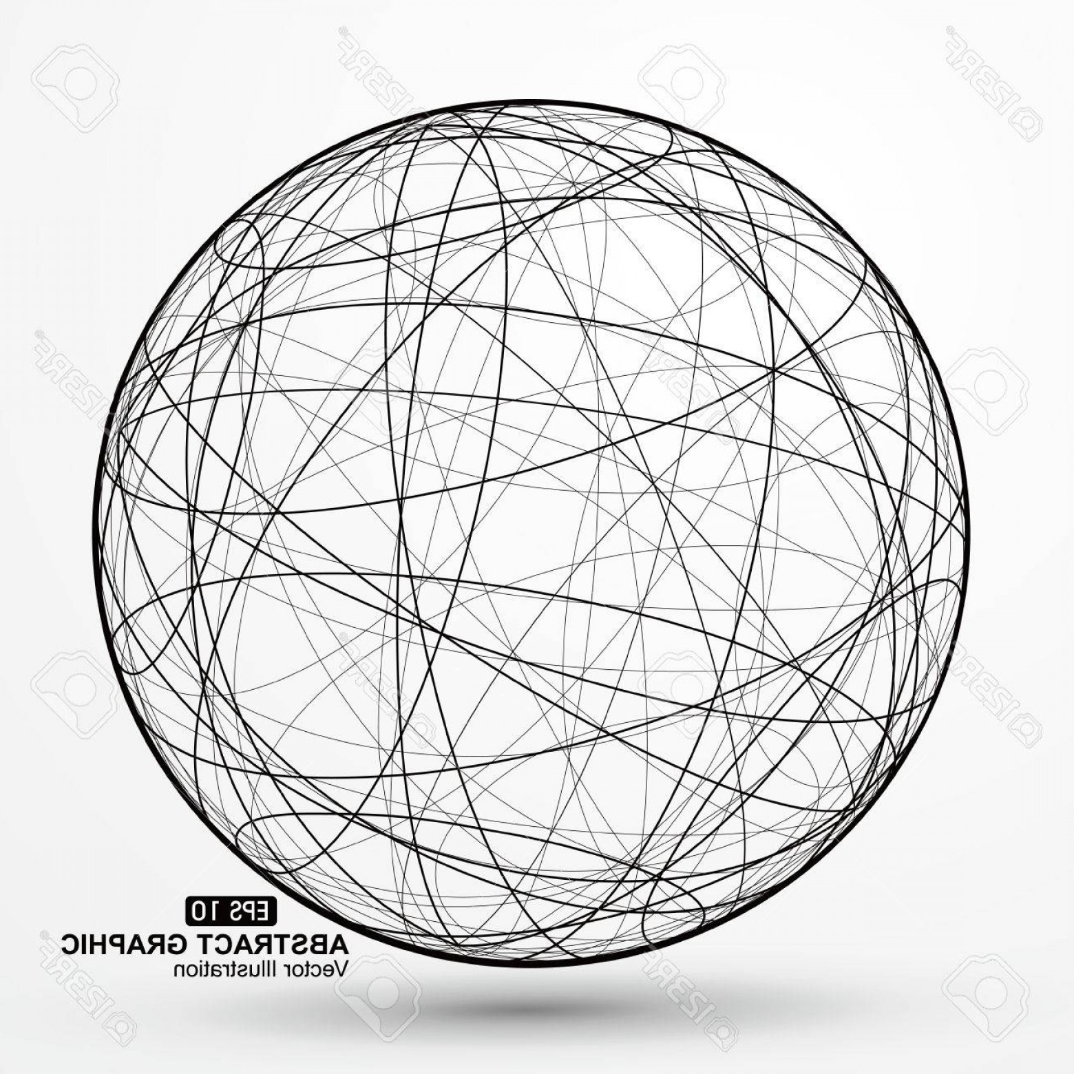 Photostock Vector Three Dimensional Sphere Wireframe Curve Messy 1560x1560 Photostock Vector Three Dimensional Sphere Wireframe Curve Messy
