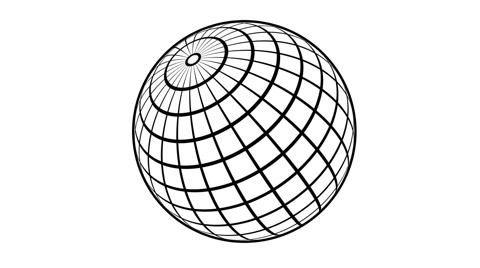 Wireframe Globe Spinning Stock Video 480x268 Wireframe Globe Spinning Stock Video