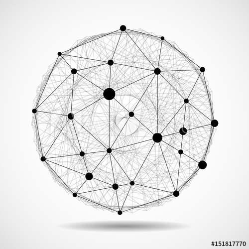 Abstract Wireframe Globe Sphere, Network Connections Vector 500x500 Abstract Wireframe Globe Sphere, Network Connections Vector