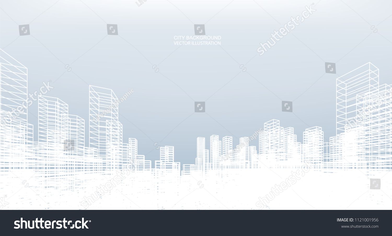 1500x904 Abstract Wireframe City Background Perspective Render