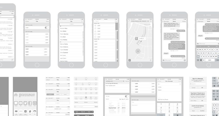 750x400 Free Wireframe Templates For Mobile, Web And Ux Design