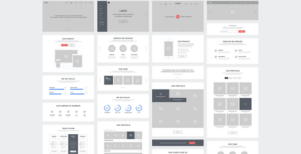 Useful Free For Wireframes Kits 593x304 Useful Free For Wireframes Kits