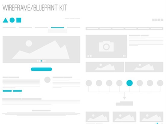 A Collection Of Free Wireframe Templates 550x412 A Collection Of Free Wireframe Templates