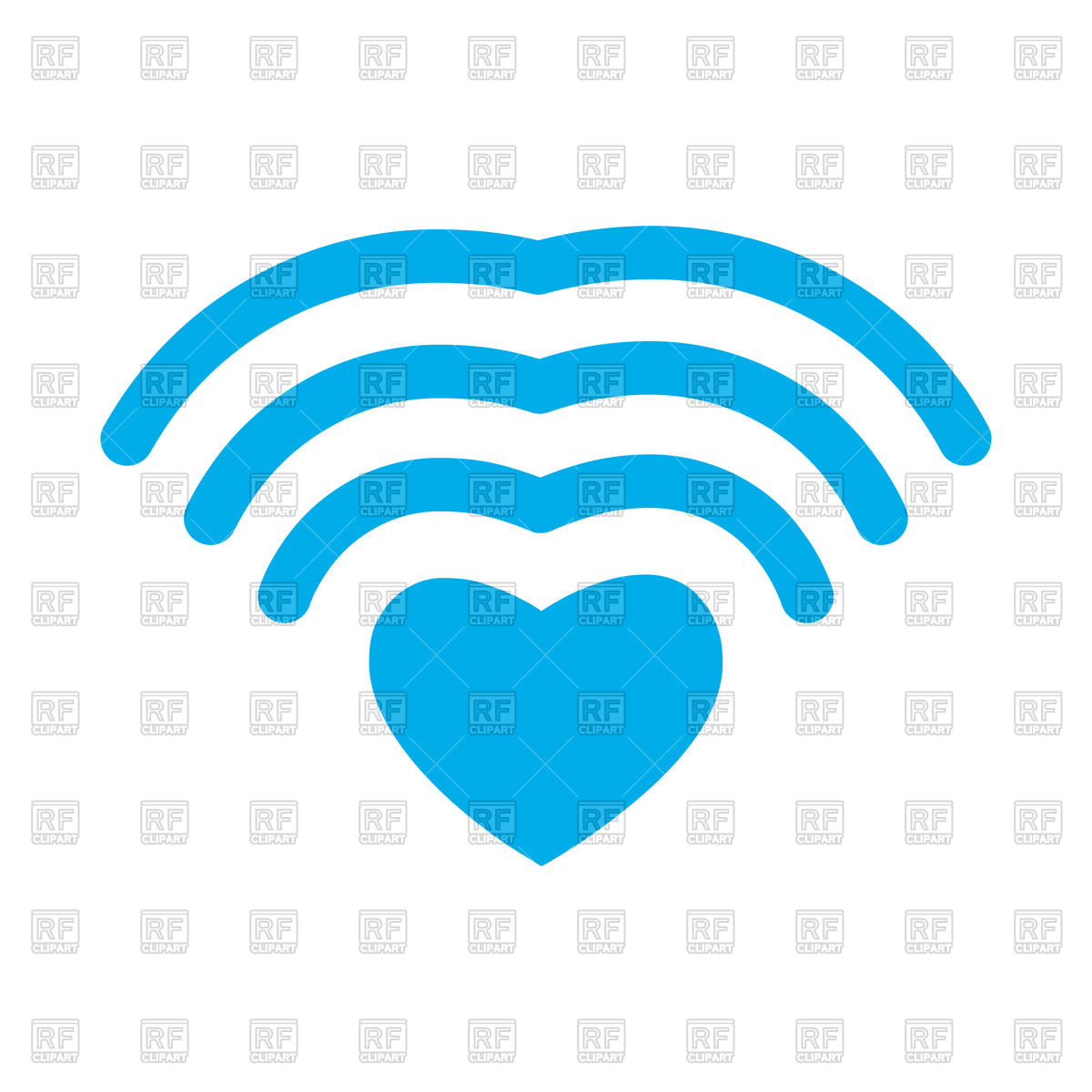 Wi Fi Love Wifi Heart Wireless Communication Icon Vector Image 1200x1200 Wi Fi Love Wifi Heart Wireless Communication Icon Vector Image