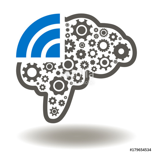 Brain Gears Wifi Wireless Icon Vector Smart Connection Technology 500x500 Brain Gears Wifi Wireless Icon Vector Smart Connection Technology