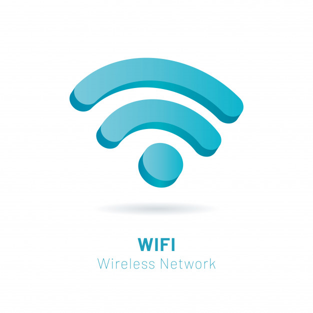 626x626 Wi Fi Wireless Network Symbol, Vector Illustration Vector