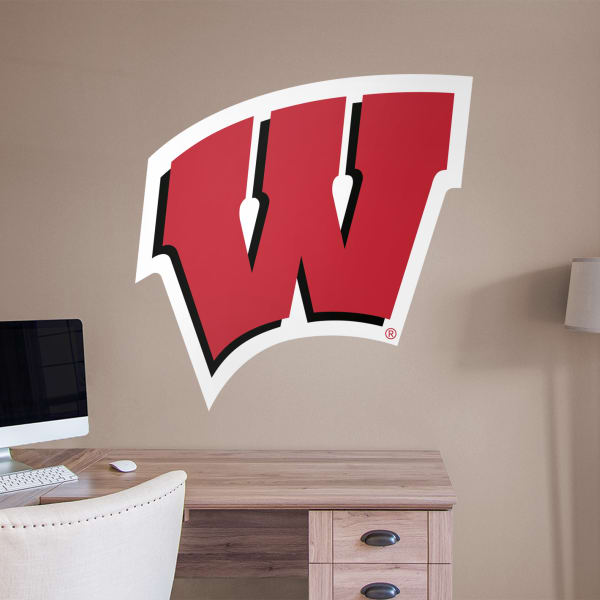 600x600 Wisconsin Badgers Fathead Wall Decals More Shop College Sports