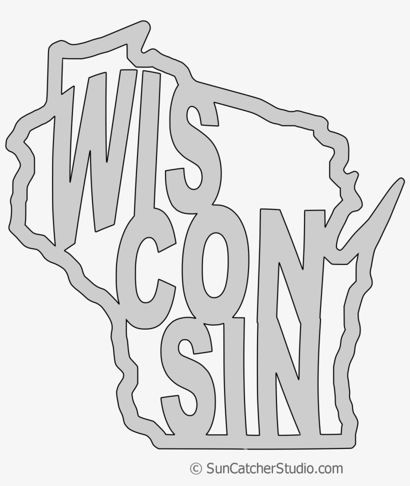 Wisconsin Outline Vector At Vectorified Com Collection Of Wisconsin   Wisconsin Outline Vector 18 