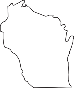 252x300 Wisconsin Outline Clip Art