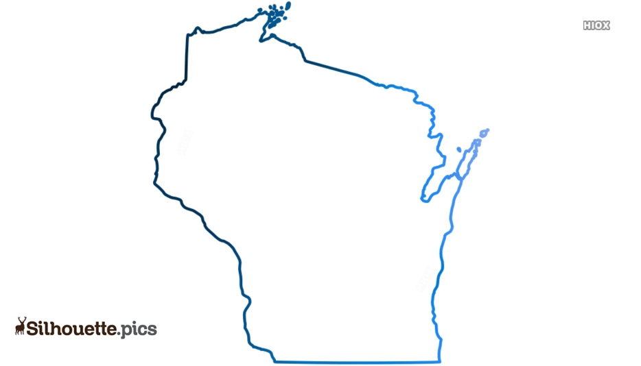 934x534 Wisconsin Outline Vector Silhouette Clip Art Silhouette Pics