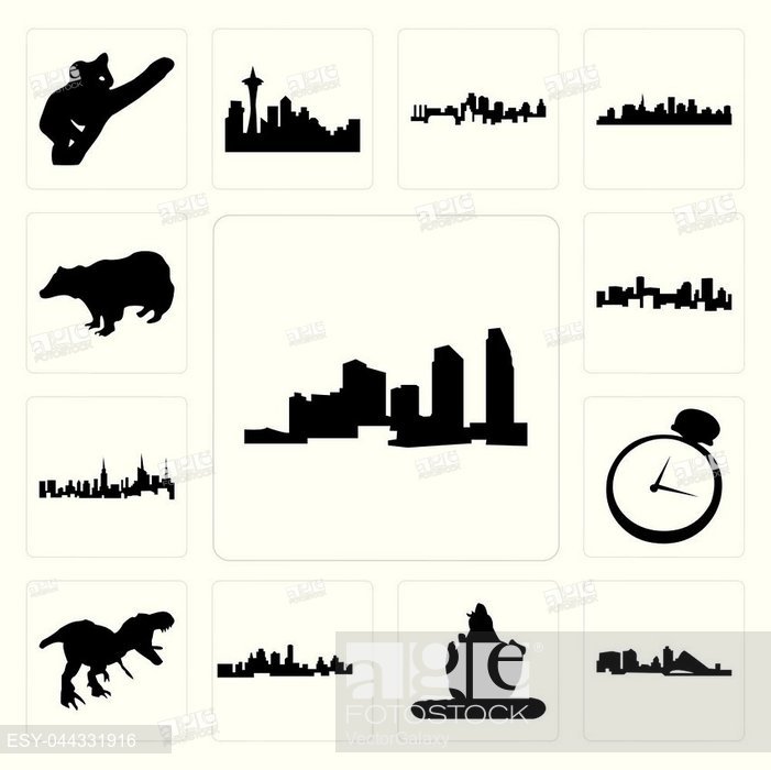 701x700 Set Of Simple Editable Icons Such As Long Island, Wisconsin