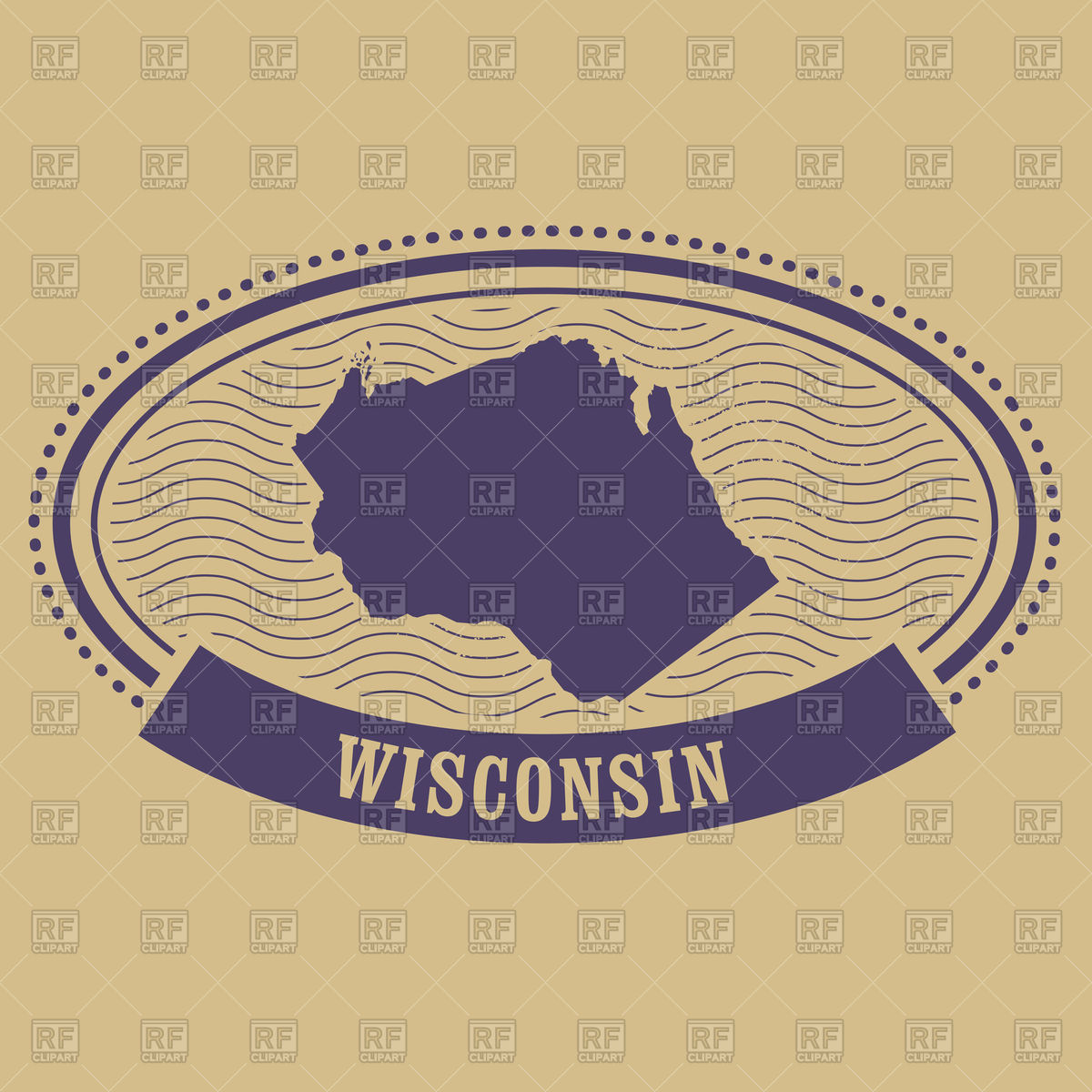 1200x1200 Wisconsin Map Oval Silhouette Vector Image Of Signs, Symbols, Maps