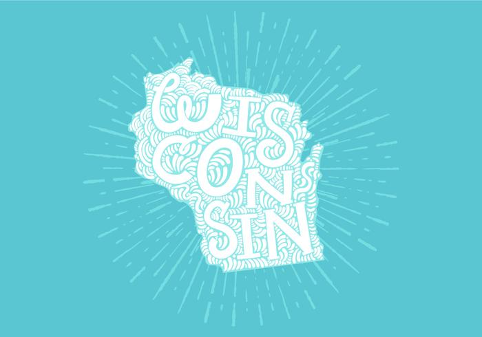 700x490 Wisconsin State Lettering