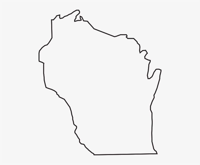 820x680 Gallery For Gt Wisconsin State Map Outline