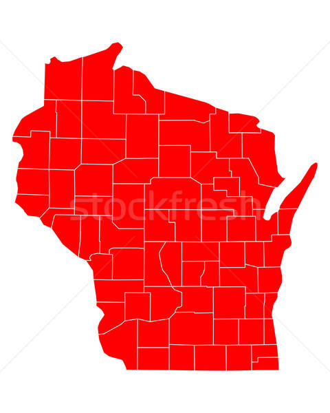 480x600 Map Of Wisconsin Vector Illustration Robert Biedermann