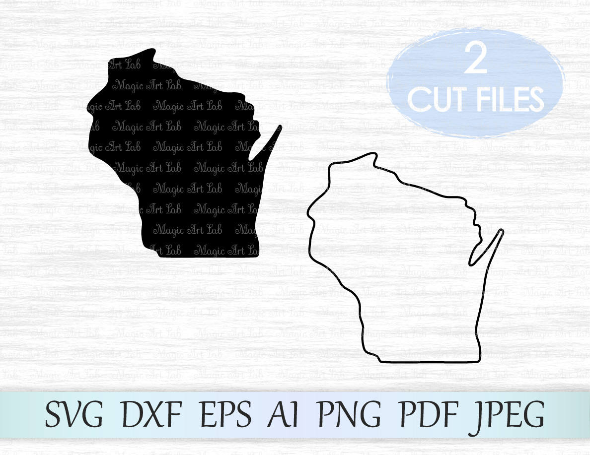 1188x917 Wiscons Wisconsin State Wisconsin Vector Etsy