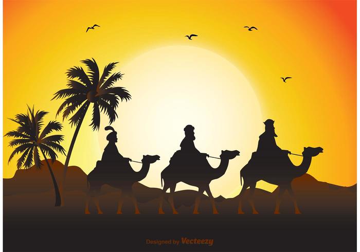 700x490 Three Wise Men Illustration
