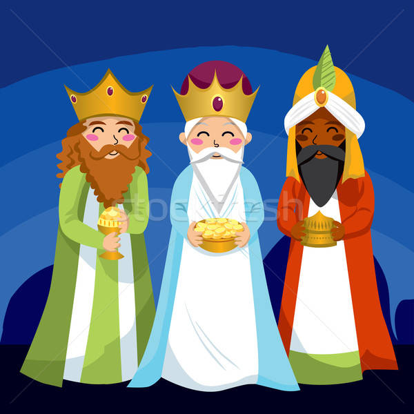 600x600 Three Wise Men Vector Illustration Kakigori