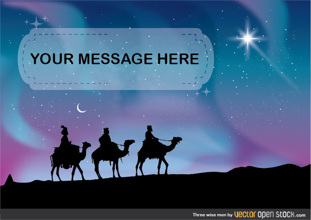 640x452 Free Vectors Three Wise Men Vector Open Stock