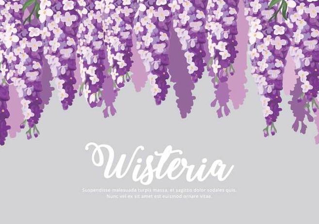 632x443 Wisteria Flowers Background Vector Free Vector Download