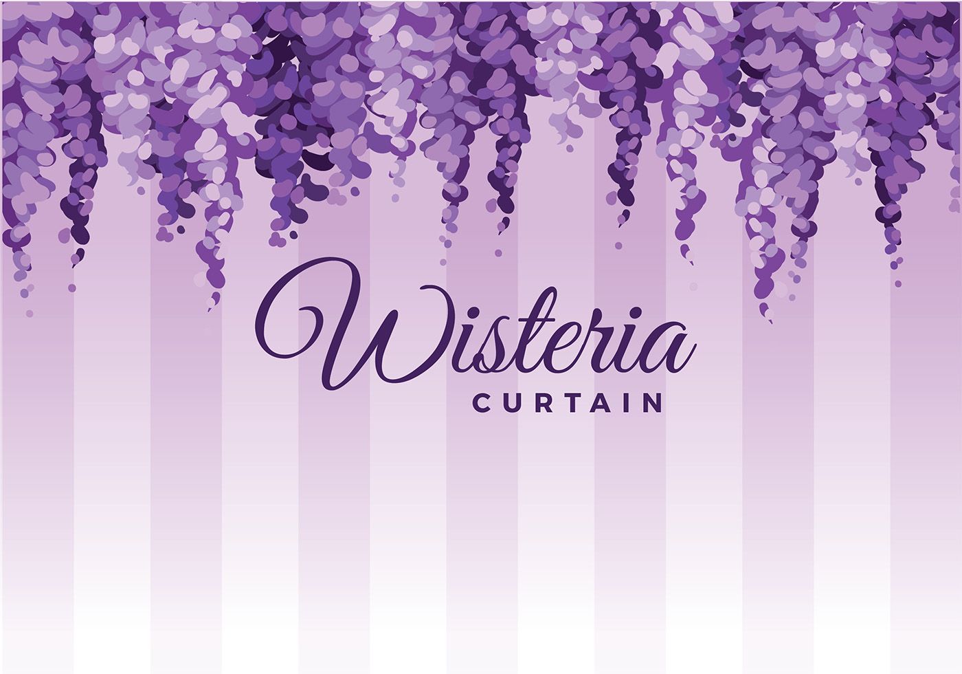 1400x980 Hanging Wisteria Background Vector Wisteria, Decor