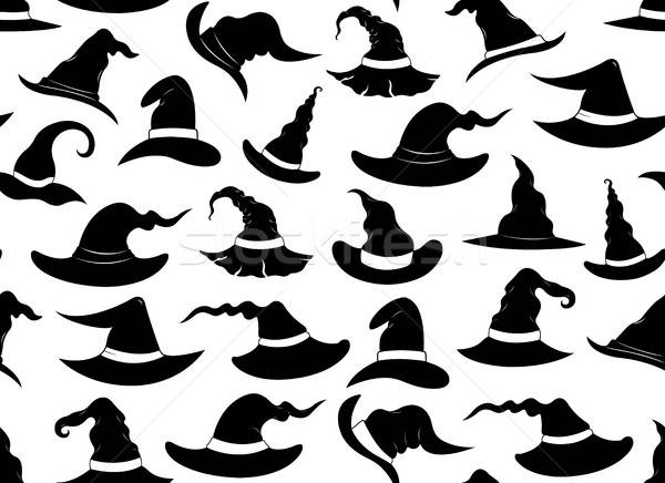 600x436 Seamless Witch Hats Vector Illustration Ioana Martalogu