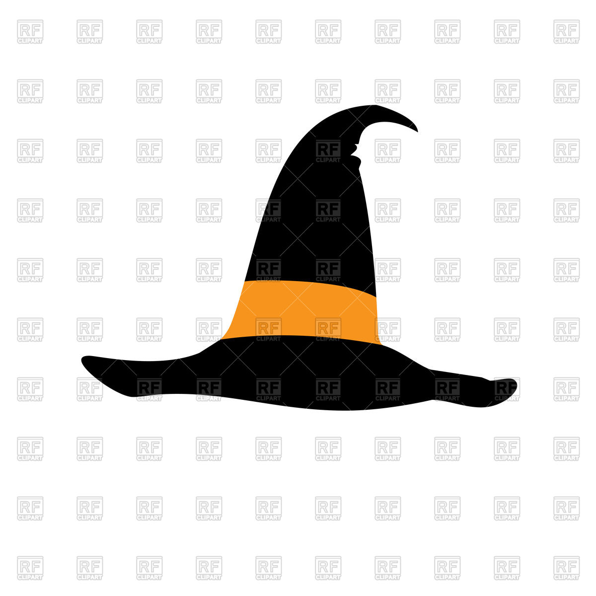 1200x1200 Witch Black Hat Vector Image Of Objects Mcherevan