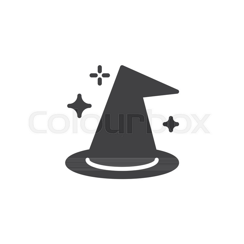 800x800 Witch Hat Vector Icon Filled Flat Stock Vector Colourbox