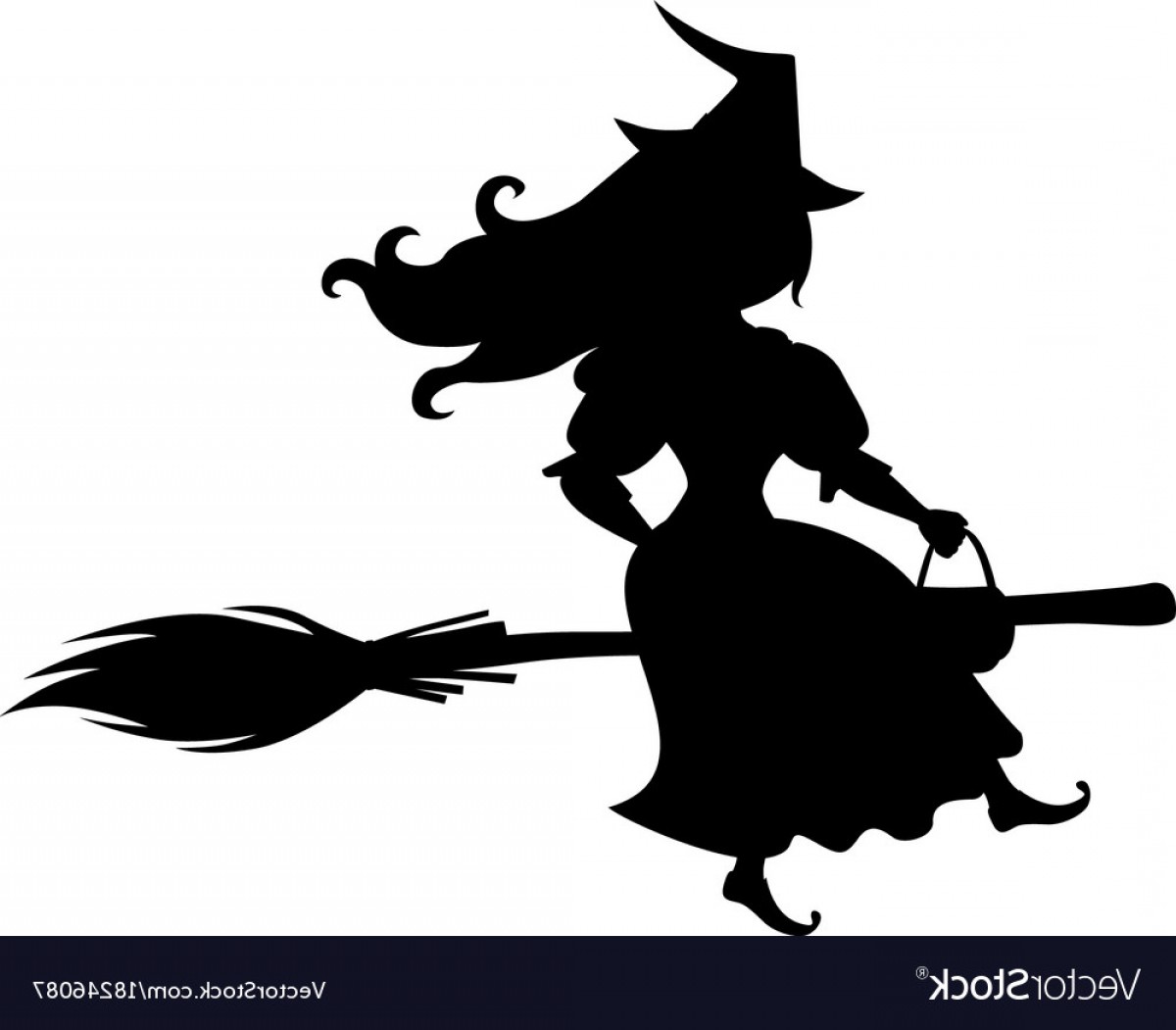 Download Free SVG Witch Silhouette Vector at Vectorified.com Collection of ...