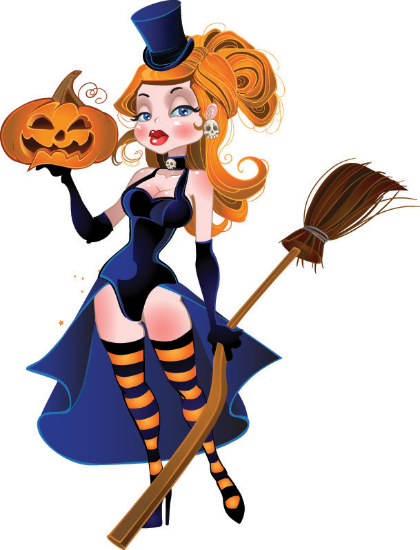 609x797 Halloween Witch