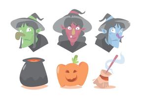 286x200 Witch Free Vector Art