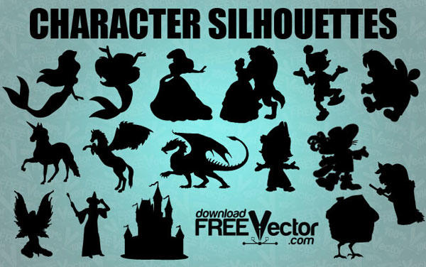 600x376 Wizard Of Oz Silhouette Vector Infovisual